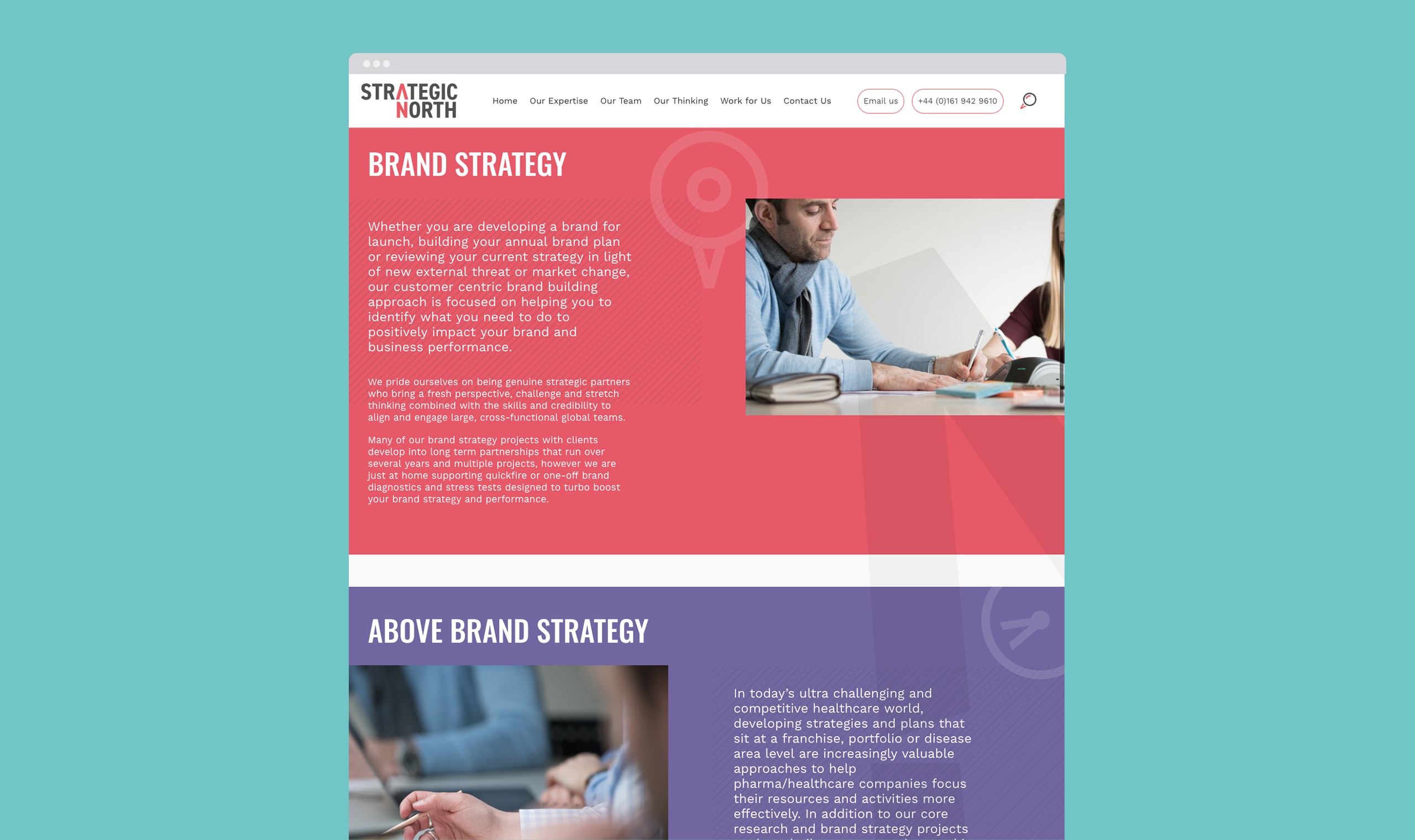 Website desktop interactive