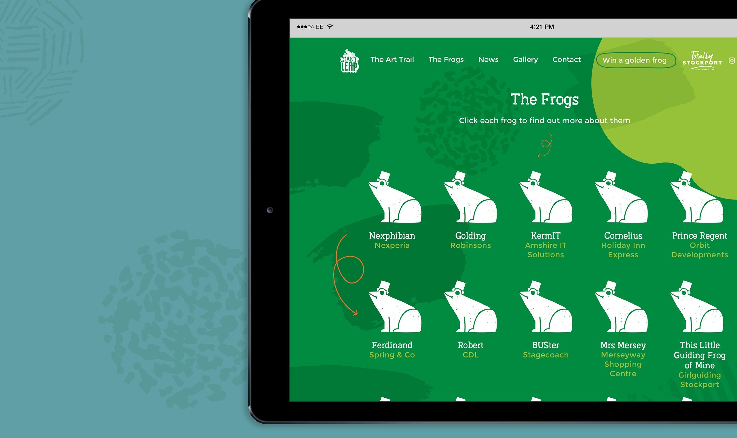 Stockport Frog website