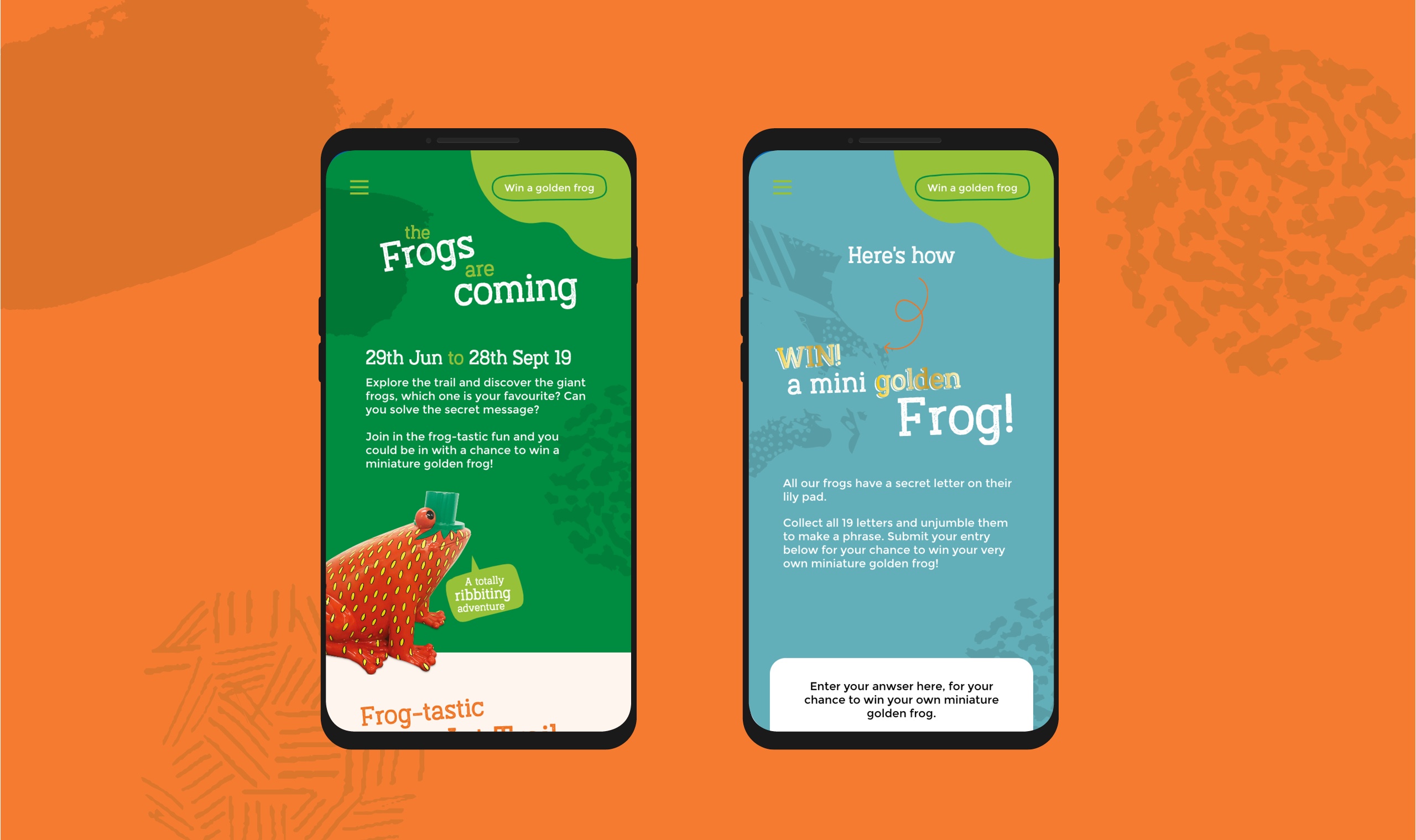 Giant Frog art trail