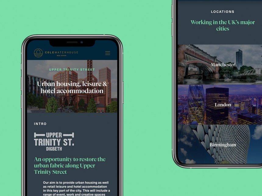 Cole Waterhouse WebsiteNaming, Design, website, Branding, Wall graphics, Brand, Web, Print - Design Agency