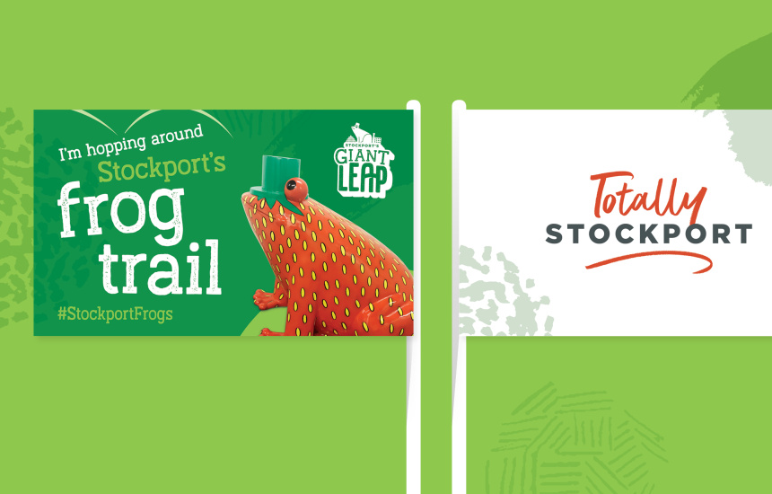 Paint a frog workshop poster