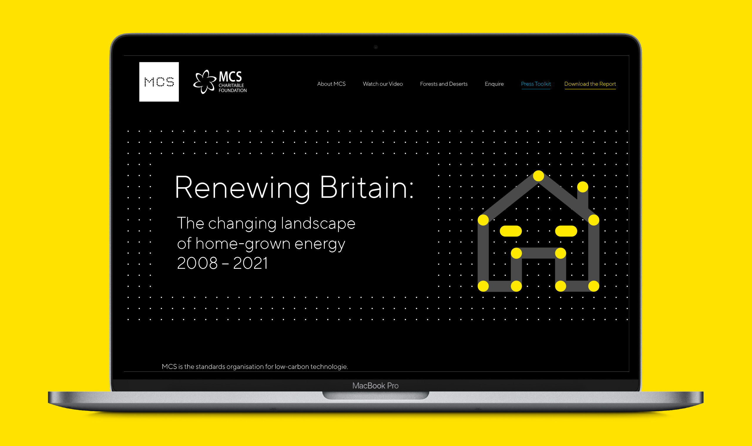 MCS Renewing Britain Microsite Homepage