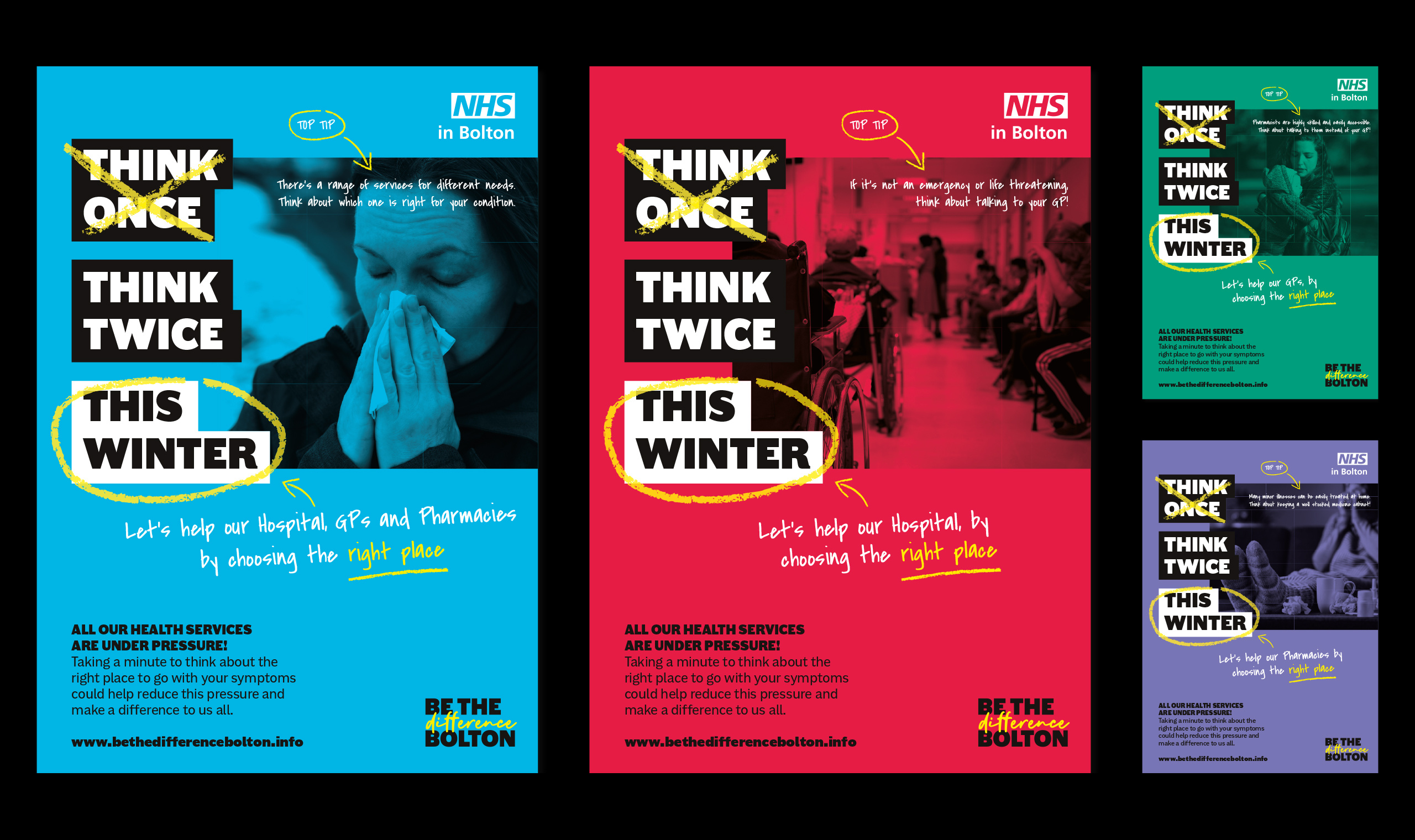 NHS Bolton posters