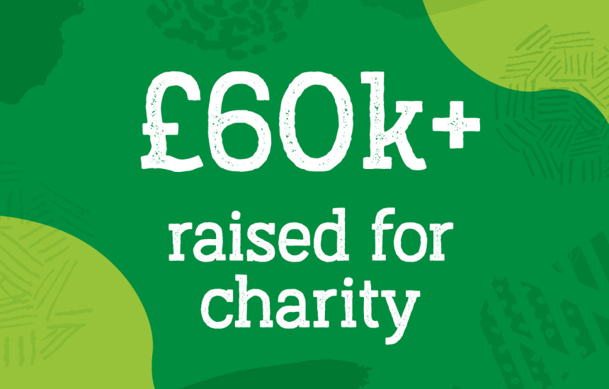 Statistic: 60k raised for charity