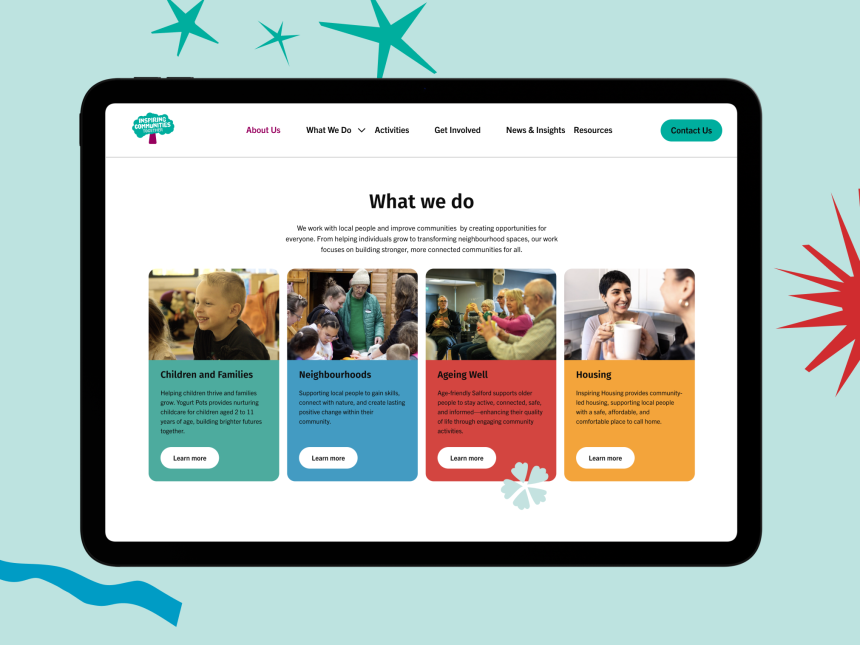 Inspiring Communities Together websiteswebsite, Web - Design Agency