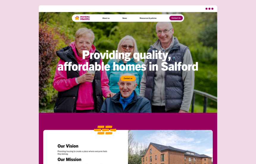 Inspiring Housing website