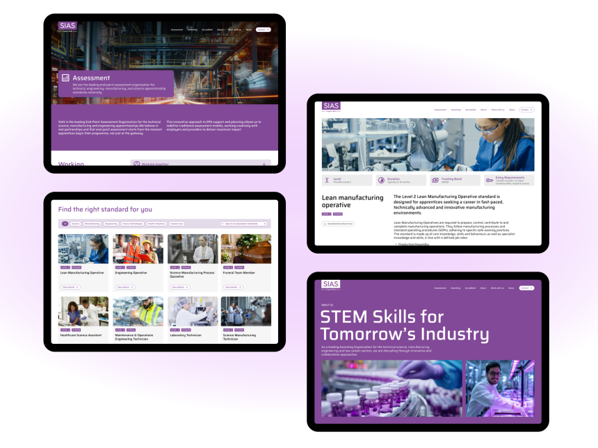 SIAS websitewebsite, Web - Design Agency